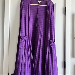 Purple Sarah Cardigan